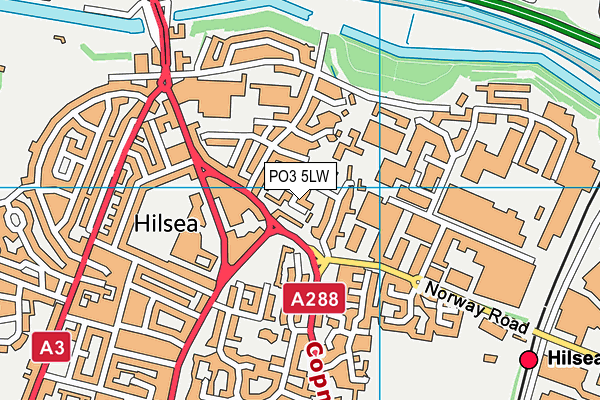 PO3 5LW map - OS VectorMap District (Ordnance Survey) PO3 5LW map - OS VectorMap District (Ordnance Survey)