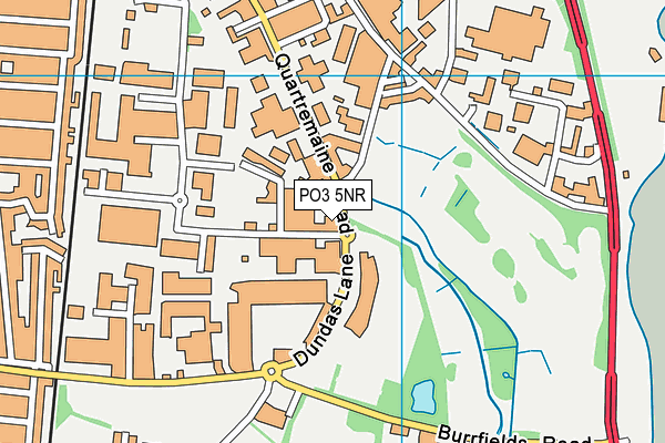 PO3 5NR map - OS VectorMap District (Ordnance Survey) PO3 5NR map - OS VectorMap District (Ordnance Survey)