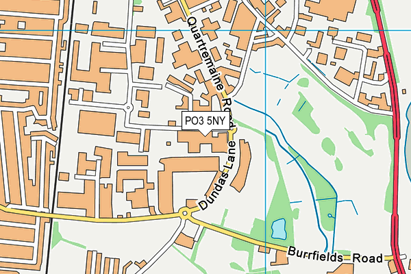 PO3 5NY map - OS VectorMap District (Ordnance Survey) PO3 5NY map - OS VectorMap District (Ordnance Survey)