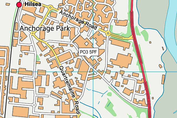 PO3 5PF map - OS VectorMap District (Ordnance Survey) PO3 5PF map - OS VectorMap District (Ordnance Survey)