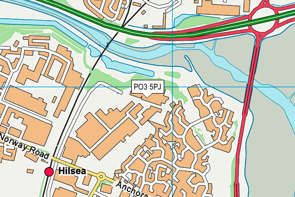 PO3 5PJ map - OS VectorMap District (Ordnance Survey) PO3 5PJ map - OS VectorMap District (Ordnance Survey)