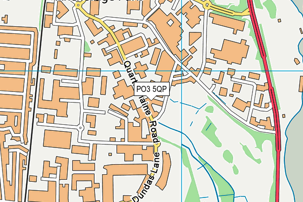 PO3 5QP map - OS VectorMap District (Ordnance Survey) PO3 5QP map - OS VectorMap District (Ordnance Survey)