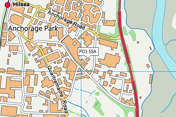 PO3 5SA map - OS VectorMap District (Ordnance Survey) PO3 5SA map - OS VectorMap District (Ordnance Survey)