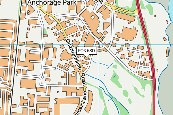 PO3 5SD map - OS VectorMap District (Ordnance Survey) PO3 5SD map - OS VectorMap District (Ordnance Survey)