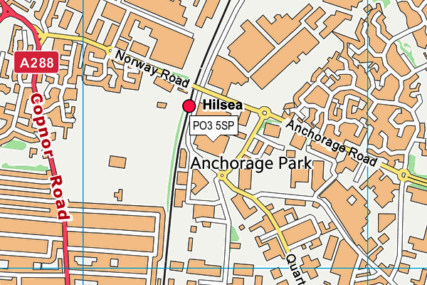 PO3 5SP map - OS VectorMap District (Ordnance Survey)