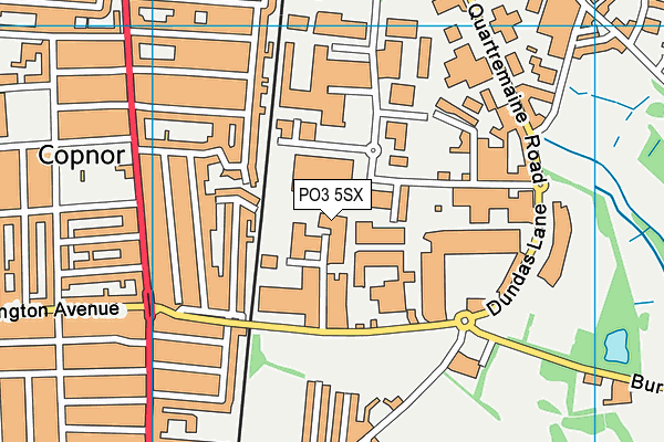 PO3 5SX map - OS VectorMap District (Ordnance Survey) PO3 5SX map - OS VectorMap District (Ordnance Survey)