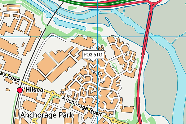 PO3 5TG map - OS VectorMap District (Ordnance Survey) PO3 5TG map - OS VectorMap District (Ordnance Survey)