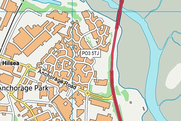 PO3 5TJ map - OS VectorMap District (Ordnance Survey) PO3 5TJ map - OS VectorMap District (Ordnance Survey)