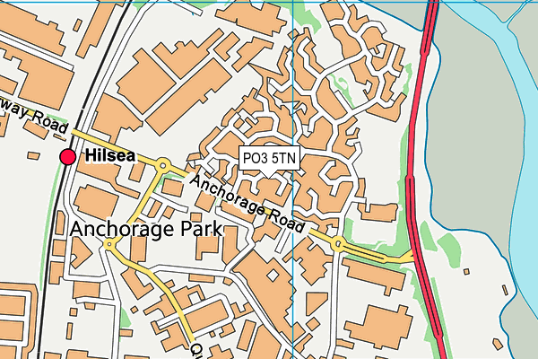 PO3 5TN map - OS VectorMap District (Ordnance Survey) PO3 5TN map - OS VectorMap District (Ordnance Survey)