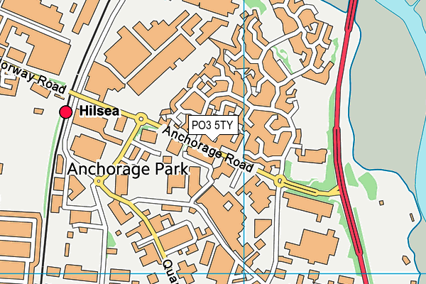 PO3 5TY map - OS VectorMap District (Ordnance Survey) PO3 5TY map - OS VectorMap District (Ordnance Survey)