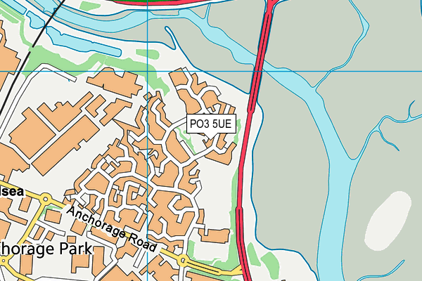 PO3 5UE map - OS VectorMap District (Ordnance Survey) PO3 5UE map - OS VectorMap District (Ordnance Survey)