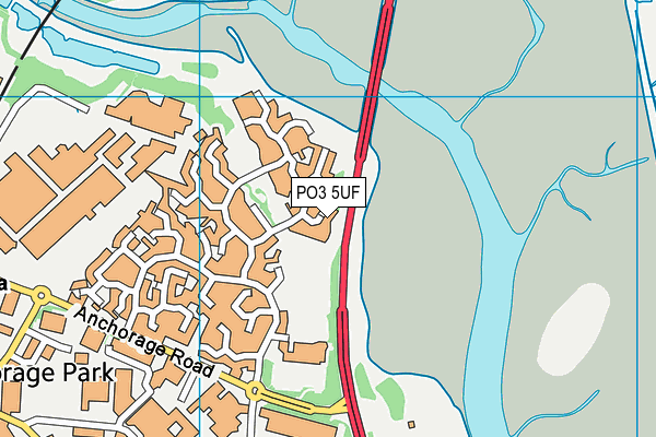 PO3 5UF map - OS VectorMap District (Ordnance Survey) PO3 5UF map - OS VectorMap District (Ordnance Survey)