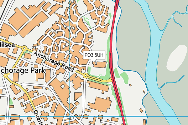 PO3 5UH map - OS VectorMap District (Ordnance Survey) PO3 5UH map - OS VectorMap District (Ordnance Survey)