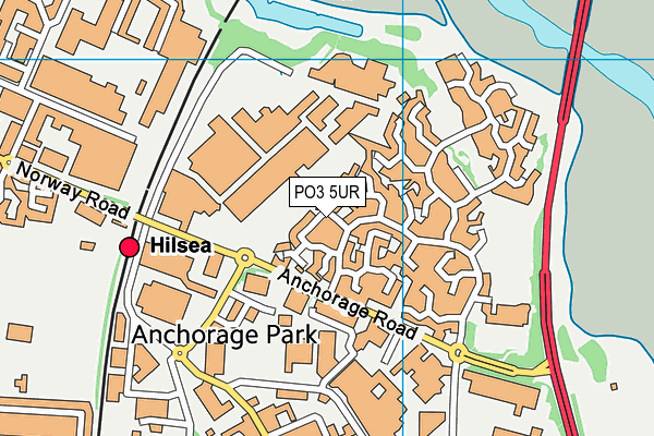 PO3 5UR map - OS VectorMap District (Ordnance Survey) PO3 5UR map - OS VectorMap District (Ordnance Survey)