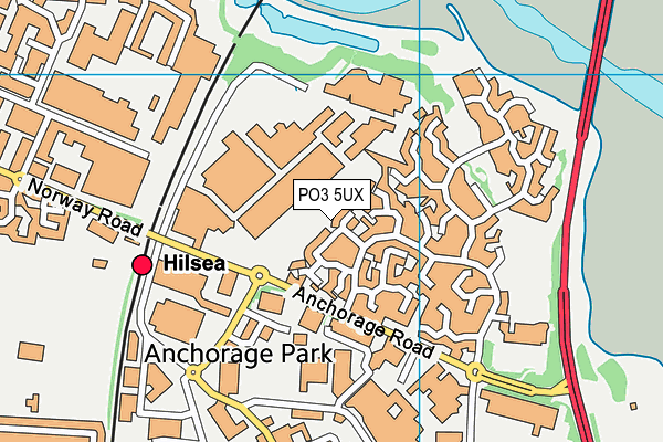 PO3 5UX map - OS VectorMap District (Ordnance Survey) PO3 5UX map - OS VectorMap District (Ordnance Survey)