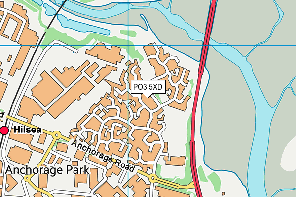 PO3 5XD map - OS VectorMap District (Ordnance Survey) PO3 5XD map - OS VectorMap District (Ordnance Survey)