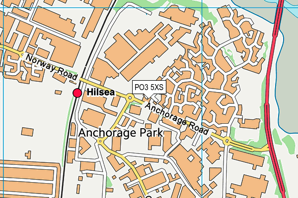 PO3 5XS map - OS VectorMap District (Ordnance Survey) PO3 5XS map - OS VectorMap District (Ordnance Survey)