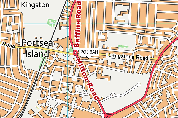 PO3 6AH map - OS VectorMap District (Ordnance Survey) PO3 6AH map - OS VectorMap District (Ordnance Survey)