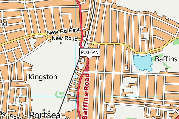 PO3 6AN map - OS VectorMap District (Ordnance Survey) PO3 6AN map - OS VectorMap District (Ordnance Survey)