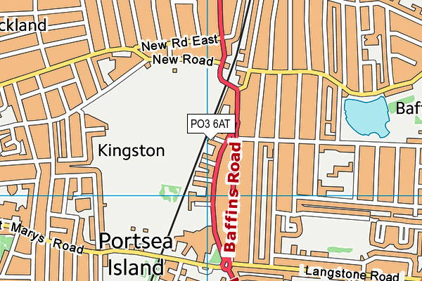 PO3 6AT map - OS VectorMap District (Ordnance Survey) PO3 6AT map - OS VectorMap District (Ordnance Survey)