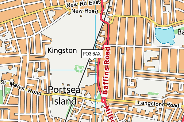 PO3 6AX map - OS VectorMap District (Ordnance Survey) PO3 6AX map - OS VectorMap District (Ordnance Survey)