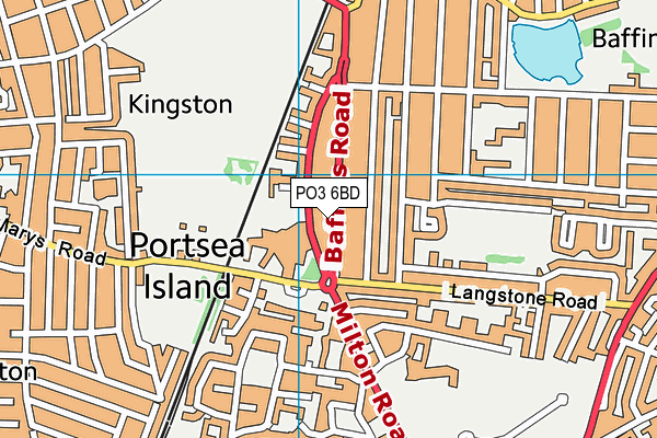 PO3 6BD map - OS VectorMap District (Ordnance Survey) PO3 6BD map - OS VectorMap District (Ordnance Survey)