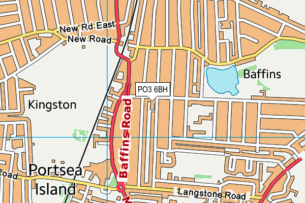 PO3 6BH map - OS VectorMap District (Ordnance Survey) PO3 6BH map - OS VectorMap District (Ordnance Survey)
