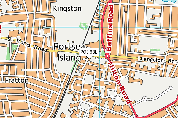 PO3 6BL map - OS VectorMap District (Ordnance Survey) PO3 6BL map - OS VectorMap District (Ordnance Survey)