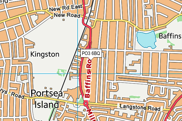 PO3 6BQ map - OS VectorMap District (Ordnance Survey) PO3 6BQ map - OS VectorMap District (Ordnance Survey)