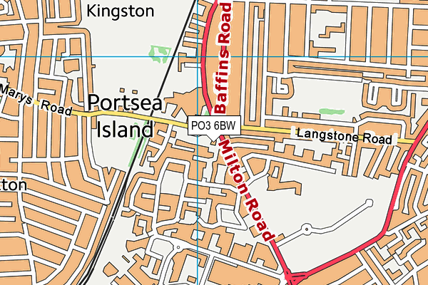 PO3 6BW map - OS VectorMap District (Ordnance Survey) PO3 6BW map - OS VectorMap District (Ordnance Survey)