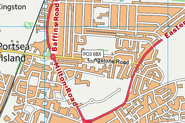 PO3 6BX map - OS VectorMap District (Ordnance Survey) PO3 6BX map - OS VectorMap District (Ordnance Survey)