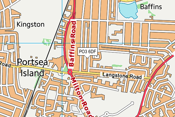 PO3 6DF map - OS VectorMap District (Ordnance Survey) PO3 6DF map - OS VectorMap District (Ordnance Survey)