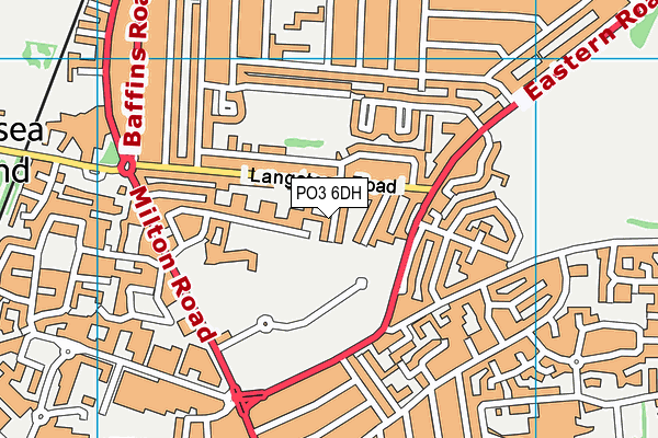 PO3 6DH map - OS VectorMap District (Ordnance Survey) PO3 6DH map - OS VectorMap District (Ordnance Survey)