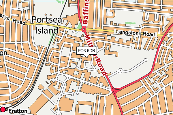 PO3 6DR map - OS VectorMap District (Ordnance Survey) PO3 6DR map - OS VectorMap District (Ordnance Survey)
