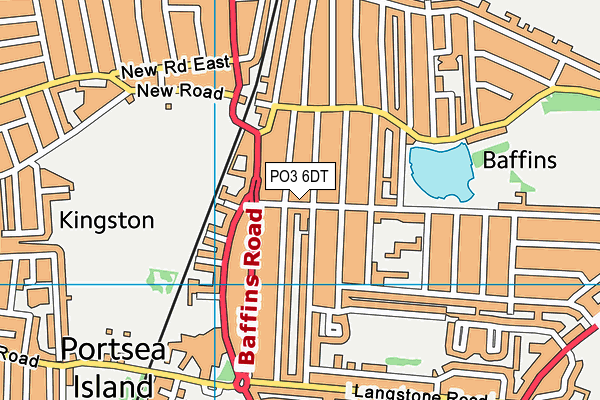 PO3 6DT map - OS VectorMap District (Ordnance Survey) PO3 6DT map - OS VectorMap District (Ordnance Survey)