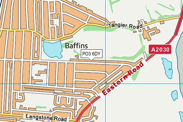 PO3 6DY map - OS VectorMap District (Ordnance Survey) PO3 6DY map - OS VectorMap District (Ordnance Survey)