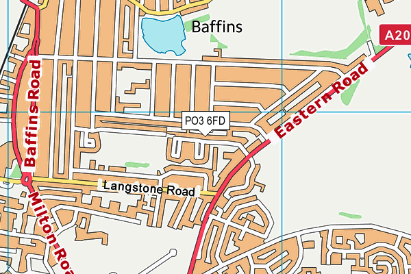 PO3 6FD map - OS VectorMap District (Ordnance Survey) PO3 6FD map - OS VectorMap District (Ordnance Survey)