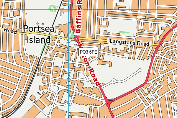 PO3 6FE map - OS VectorMap District (Ordnance Survey) PO3 6FE map - OS VectorMap District (Ordnance Survey)