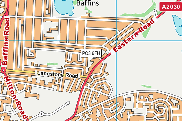 PO3 6FH map - OS VectorMap District (Ordnance Survey) PO3 6FH map - OS VectorMap District (Ordnance Survey)