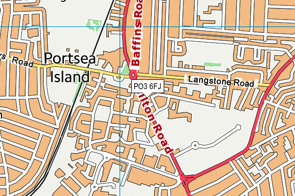 PO3 6FJ map - OS VectorMap District (Ordnance Survey) PO3 6FJ map - OS VectorMap District (Ordnance Survey)