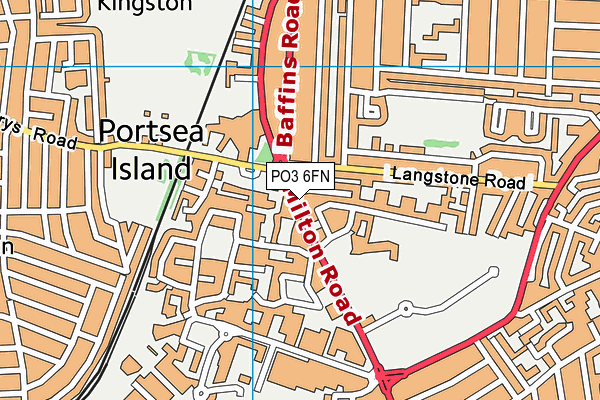 PO3 6FN map - OS VectorMap District (Ordnance Survey) PO3 6FN map - OS VectorMap District (Ordnance Survey)