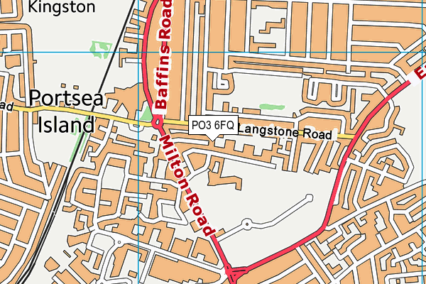 PO3 6FQ map - OS VectorMap District (Ordnance Survey) PO3 6FQ map - OS VectorMap District (Ordnance Survey)