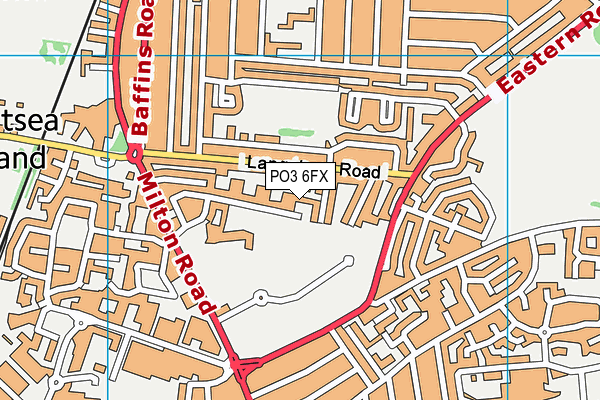 PO3 6FX map - OS VectorMap District (Ordnance Survey) PO3 6FX map - OS VectorMap District (Ordnance Survey)