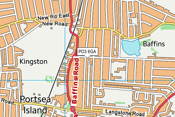 PO3 6GA map - OS VectorMap District (Ordnance Survey) PO3 6GA map - OS VectorMap District (Ordnance Survey)
