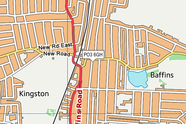 PO3 6GH map - OS VectorMap District (Ordnance Survey) PO3 6GH map - OS VectorMap District (Ordnance Survey)
