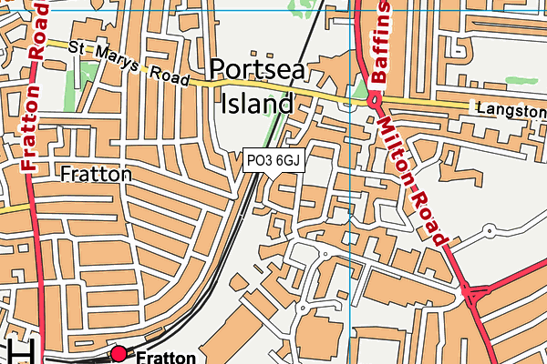PO3 6GJ map - OS VectorMap District (Ordnance Survey) PO3 6GJ map - OS VectorMap District (Ordnance Survey)