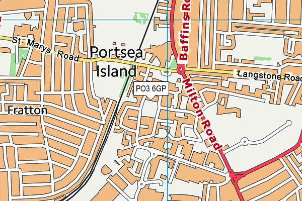 PO3 6GP map - OS VectorMap District (Ordnance Survey) PO3 6GP map - OS VectorMap District (Ordnance Survey)