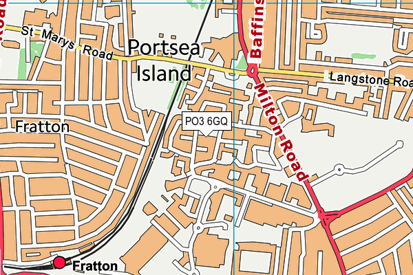 PO3 6GQ map - OS VectorMap District (Ordnance Survey) PO3 6GQ map - OS VectorMap District (Ordnance Survey)