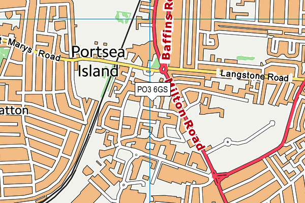 PO3 6GS map - OS VectorMap District (Ordnance Survey) PO3 6GS map - OS VectorMap District (Ordnance Survey)