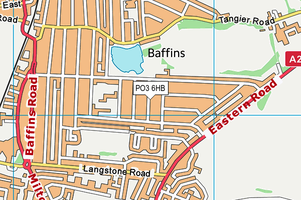 PO3 6HB map - OS VectorMap District (Ordnance Survey) PO3 6HB map - OS VectorMap District (Ordnance Survey)